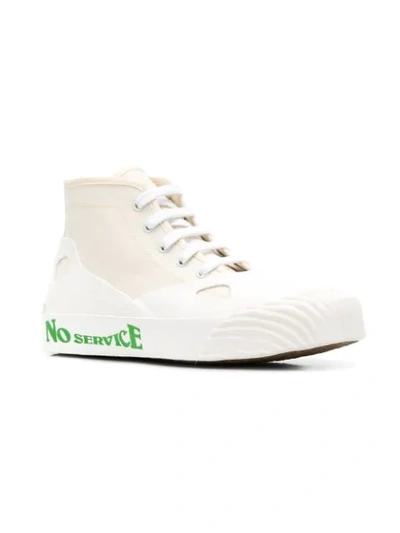 Shop Stella Mccartney No Service Sneakers In White