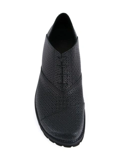 Shop Peter Non Chunky Oxford Shoes In Black