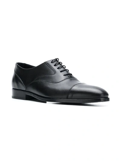 Shop Ps By Paul Smith Classic Oxford Shoes In Black