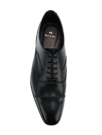 Shop Ps By Paul Smith Classic Oxford Shoes In Black