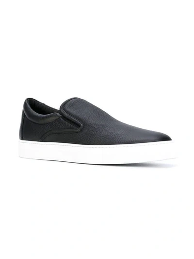 Shop Aiezen Slip-on Sneakers In Black