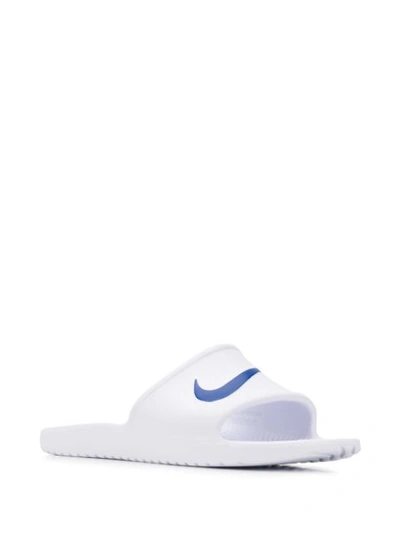 Shop Nike Kawa Shower Slides In White