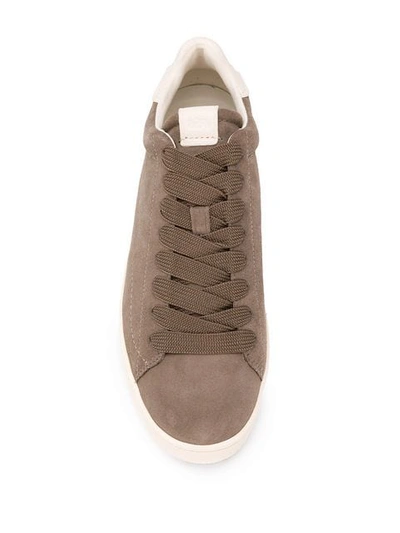 Shop Coach 'c101' Sneakers In Hgr Grey