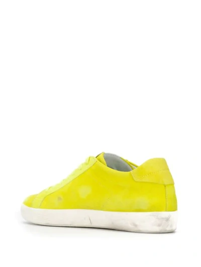 Shop Leather Crown Klassische Sneakers In Yellow