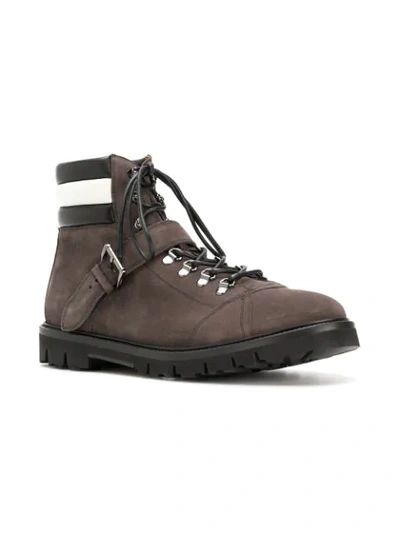 Shop Bally X Swiss Mountain Boots In Grey