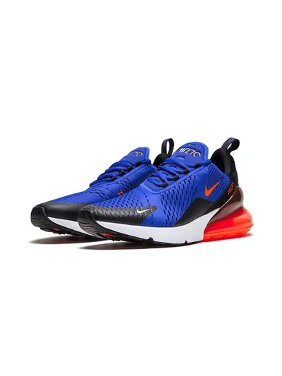 Shop Nike Air Max 270 Sneakers In Racer Blue/hyper Crimson-black