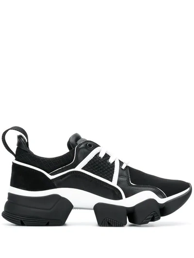 Shop Givenchy Chunky Sole Sneakers In Black