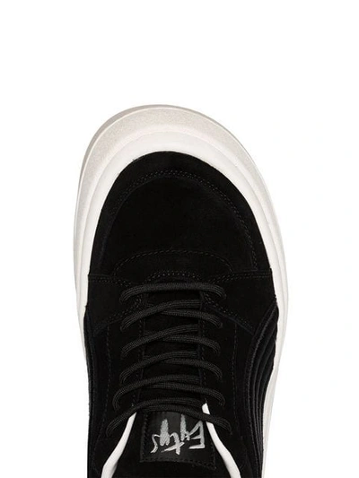 Shop Eytys Black Suede Sonic Low