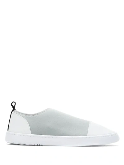Shop Osklen Slip-on Sneakers In White