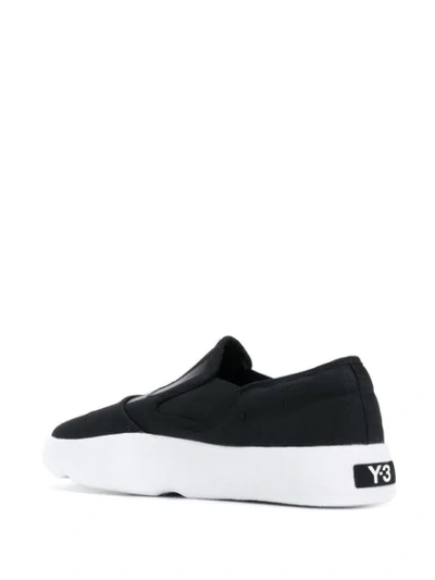 Shop Y-3 Tangutsu Slip-on Sneakers In Black