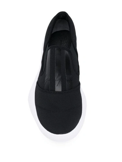 Shop Y-3 Tangutsu Slip-on Sneakers In Black