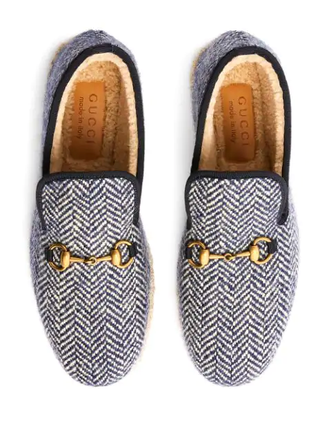 gucci herringbone loafer