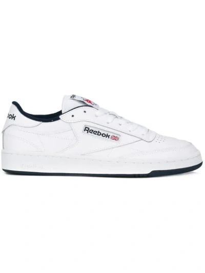 Reebok Club Workout Leather Sneakers In White | ModeSens
