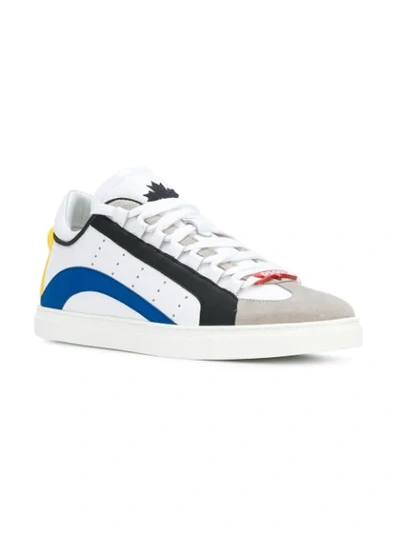 Shop Dsquared2 Barney Sneakers In M313 Blue/white/multi