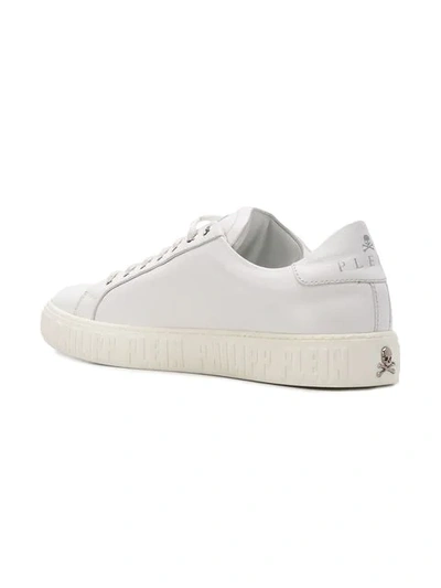 Shop Philipp Plein Lace-up Sneakers - White