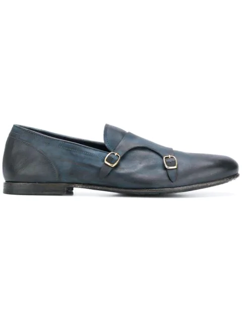 Leqarant Classic Monk Shoes In Blue | ModeSens