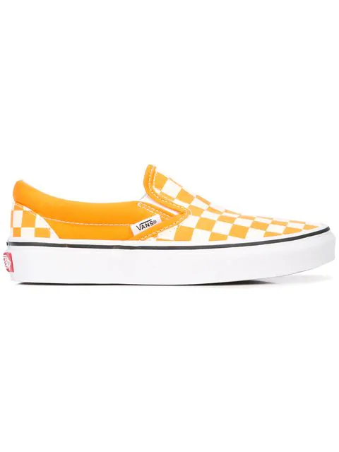 cheddar checkerboard vans