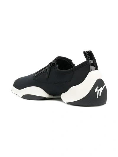 Shop Giuseppe Zanotti Jump Sneakers In Black
