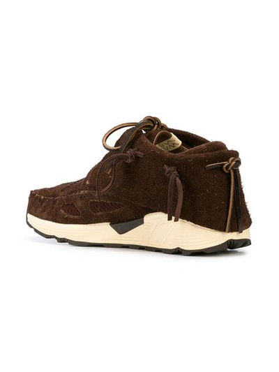 Shop Visvim Chukka Lace-up Sneakers In Brown