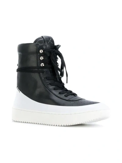 hi-top lace up sneakers