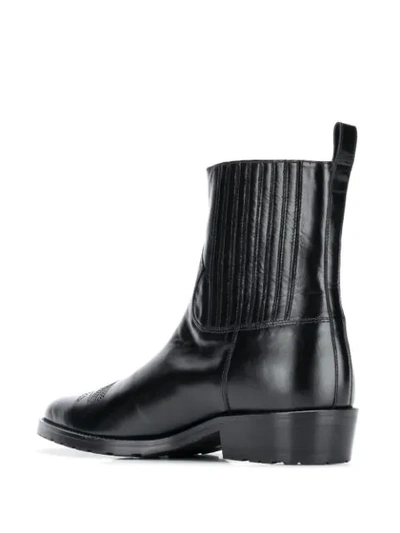 Shop Toga Virilis Pointed Toe Boots In Black