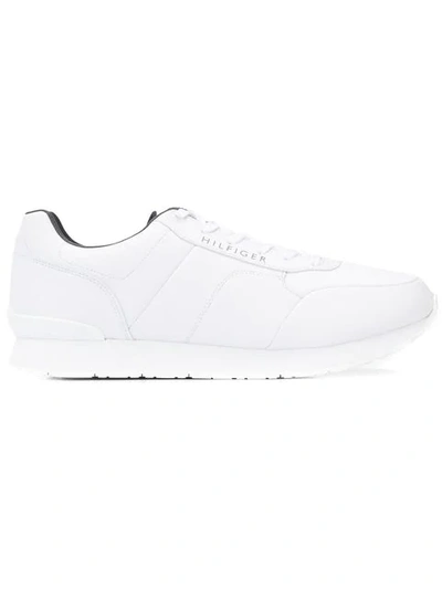 Shop Tommy Hilfiger Runner Sneakers In White