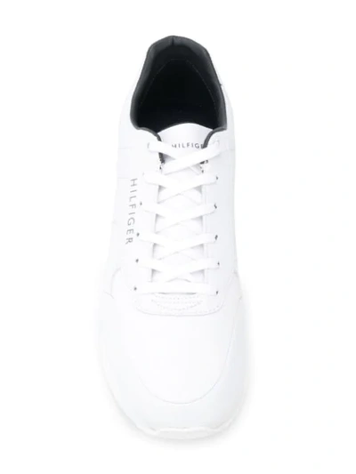 Shop Tommy Hilfiger Runner Sneakers In White