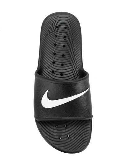 Shop Nike Kawa Slides In Black