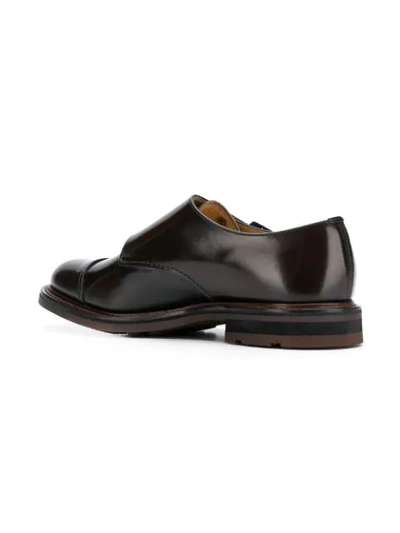 CHURCH'S CLASSIC MONK SHOES - 棕色