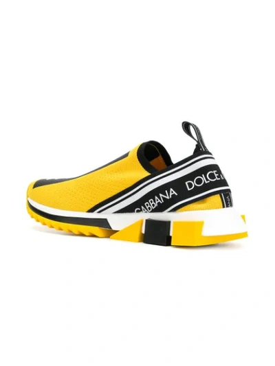 Shop Dolce & Gabbana Sorrento Sneakers In Yellow