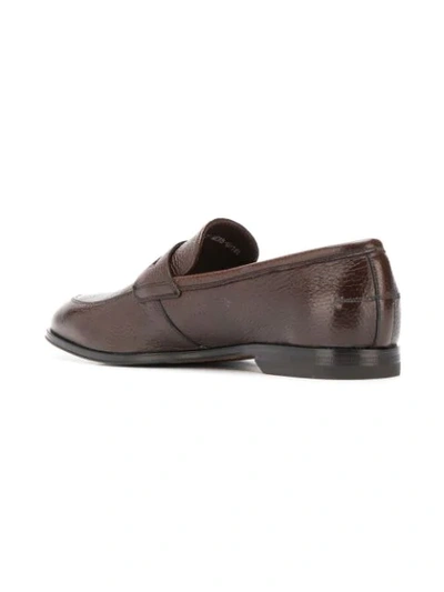 Bally Webb Loafers In Brown