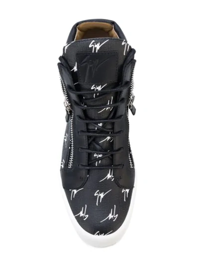 Shop Giuseppe Zanotti Design The Signature - Black