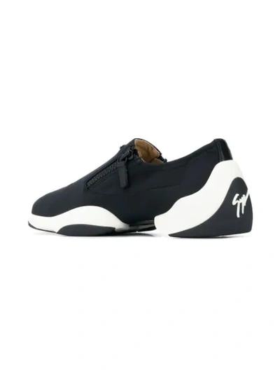 GIUSEPPE ZANOTTI DESIGN LIGHT JUMP LT1 SNEAKERS - 黑色