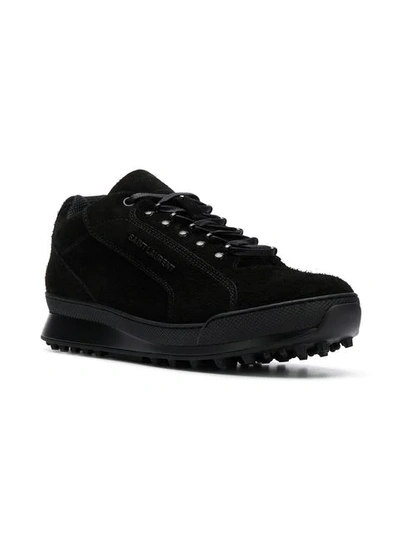 Shop Saint Laurent Jump Sneakers In Black