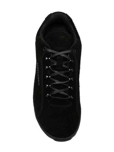 Shop Saint Laurent Jump Sneakers In Black