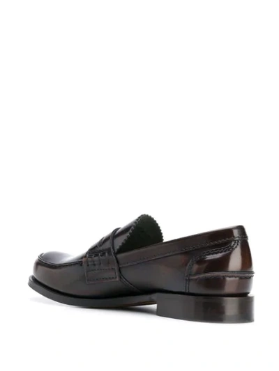 CHURCH'S CLASSIC LOAFERS - 棕色