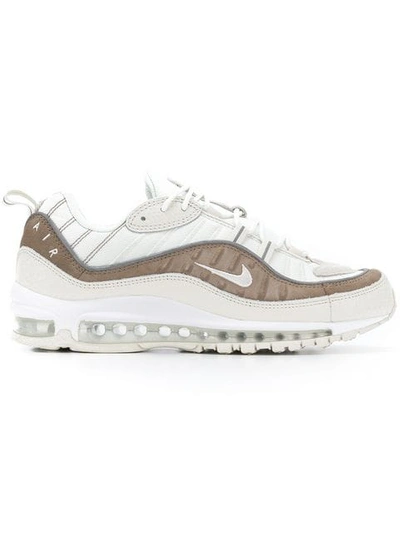 Shop Nike Air Max 98 Sepia Sneakers In White