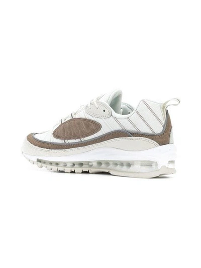 Shop Nike Air Max 98 Sepia Sneakers In White