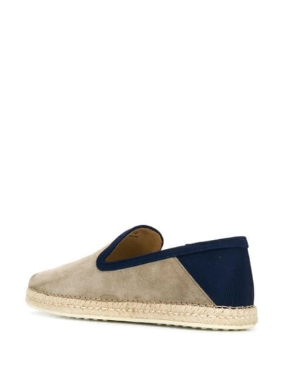 TOD'S SLIP-ON PLIMSOLES - 灰色