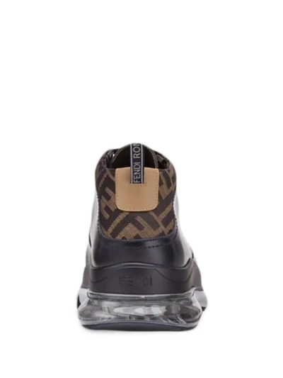 Shop Fendi Hybrid Lace-ups In Black