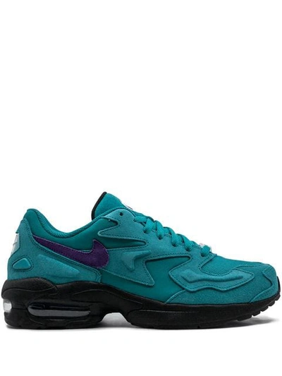 Shop Nike 'air Max 2 Light' Sneakers In Blue