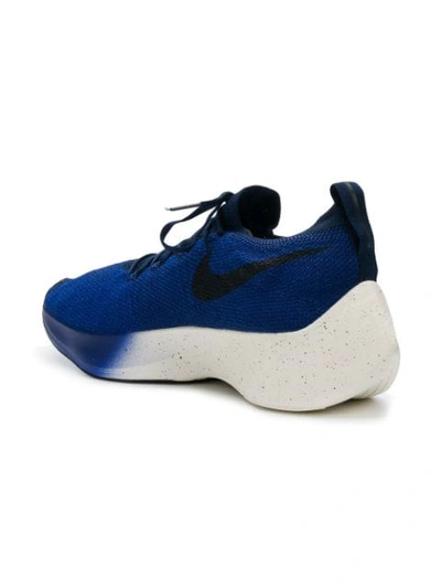 Shop Nike Fly-knit Sneakers In Blue
