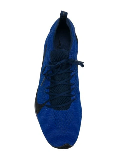 Shop Nike Fly-knit Sneakers In Blue