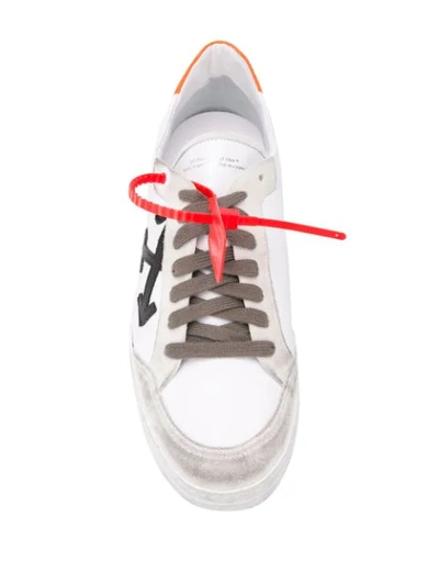 OFF-WHITE 2.0 LOW-TOP SNEAKERS - 白色