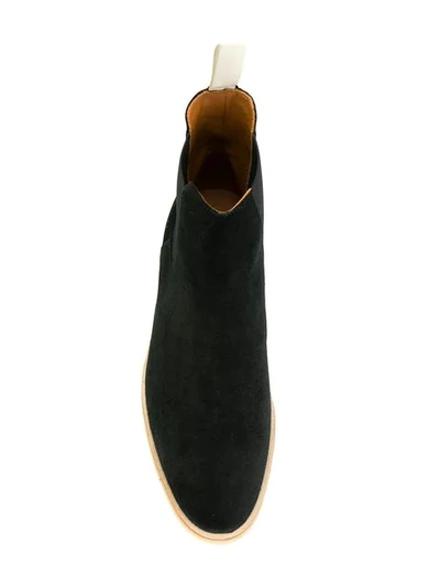 Shop Common Projects Chelsea Boots In Black