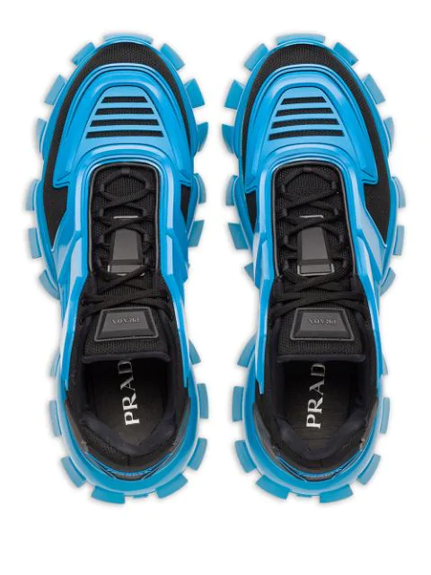 black and blue prada cloudbust