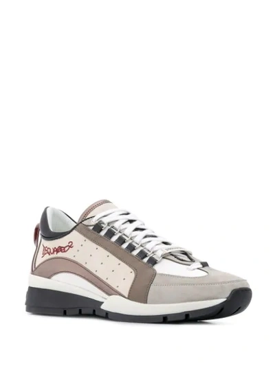 Shop Dsquared2 551 Sneakers In Neutrals