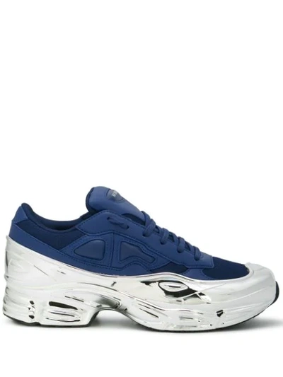 Shop Adidas Originals Metallic Low-top Sneakers In Blue