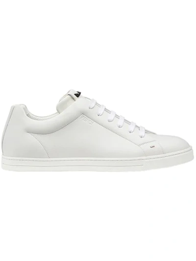 Shop Fendi Bag Bugs Sneakers In White
