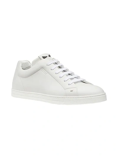 Shop Fendi Bag Bugs Sneakers In White